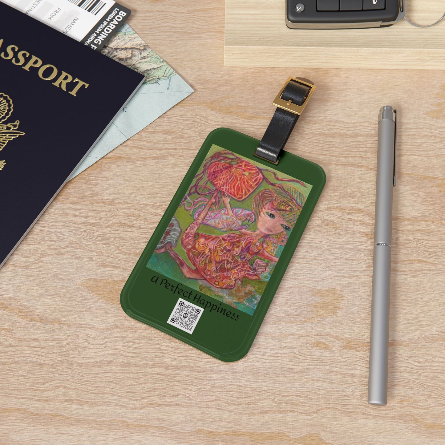 Luggage Tag- A Perfect Happiness