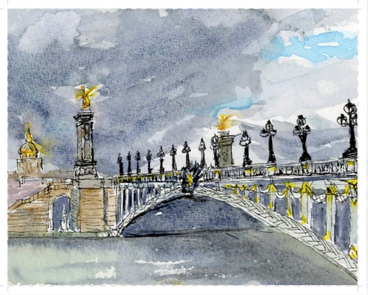 "The Pont Alexandre III, Paris", Paper Print