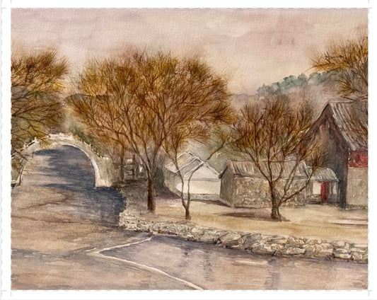 "Winter in Summer Palace", Paper Print