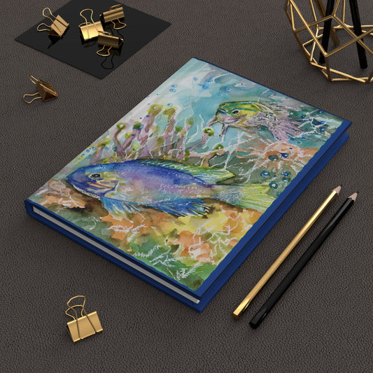 Hardcover Journal - “Caribbean Fishes I”