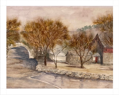 "Winter in Summer Palace", Paper Print