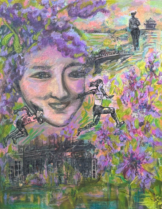 “Run as a Fragrance in the Spring Breeze”, Print