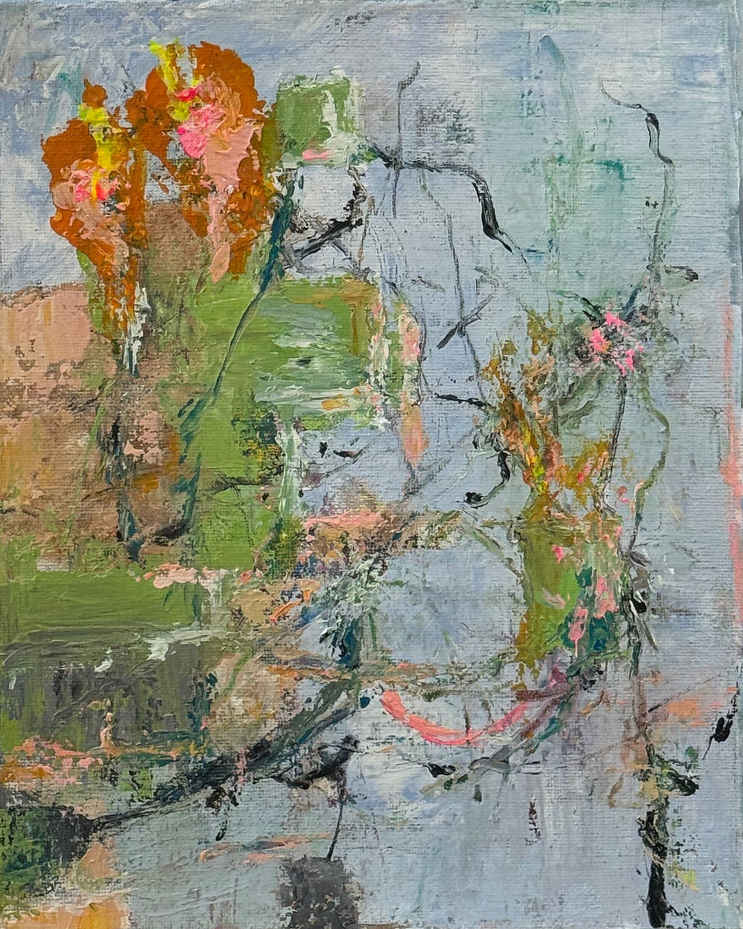 "HuaDao 花道", Original Painting, Ikebana