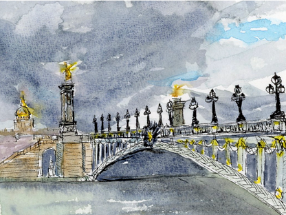 "The Pont Alexandre III, Paris", Paper Print